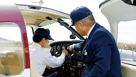 日本航空大学校　石川　能登空港キャンパス 学生全員が「フライト実習」で能登の大空へ飛び立つ