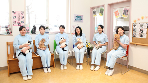 専門学校 東北動物看護学院 ボランティア活動にも力を入れています！