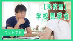 オープンキャンパスの都合が合わない方のための来校型学校見学《ペット学科》