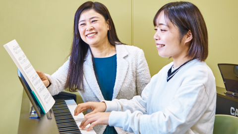 京都保育福祉専門学院 ピアノ初心者でも安心