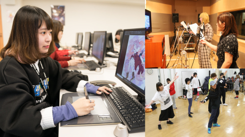 東京アニメーションカレッジ専門学校 セレクトカレッジで他分野を学べる！