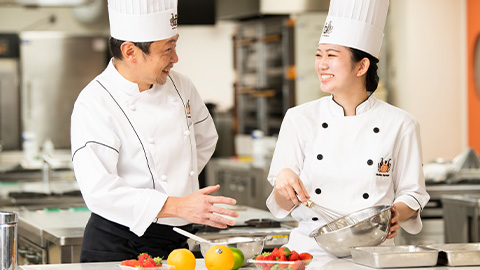 東京ベルエポック製菓調理専門学校 放課後や休日も自由に使える実習室