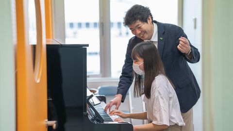 羽田幼児教育専門学校（女子） 初⼼者でも本当に安⼼︕本校のピアノ教育