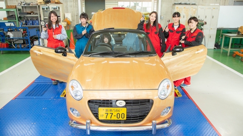 岡山自動車大学校 普通科出身者や女子でも安心の授業内容
