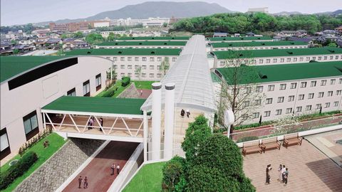 日本経済大学（福岡キャンパス） 天然温泉露天風呂付き！ホテル並みに充実した学生寮