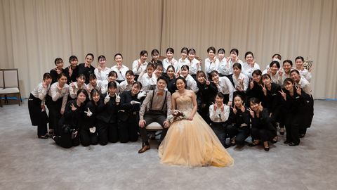 広島ビューティー＆ブライダル専門学校 ブライダル専門学科ならではの本物の結婚式をプロデュース！