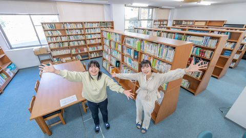 旭川荘厚生専門学院 豊富な蔵書が自慢の図書室