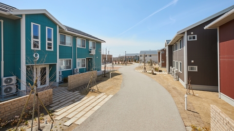 新潟医療福祉大学 ■朝・夕2食付、セキュリティ万全の学生寮 N-Village伍桃・N-Village伍桃NEXTー1