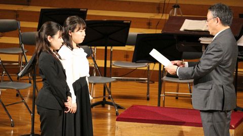 エリザベト音楽大学 在学生表彰制度