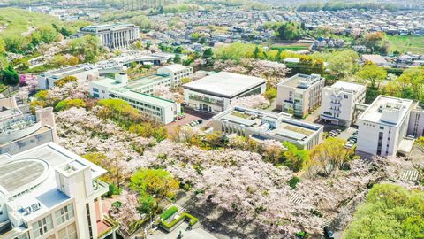 創価大学 自然豊かなキャンパス