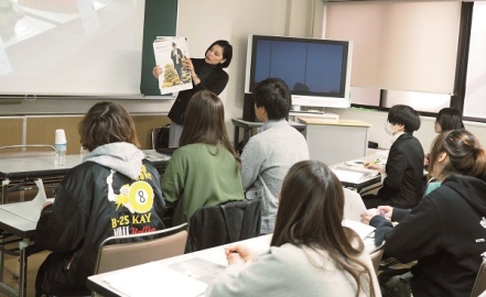 中部ファッション専門学校 学内で企業説明会