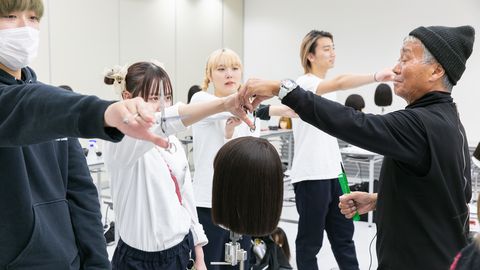 関西美容専門学校 在学中にプロ対象のセミナーを受講できる