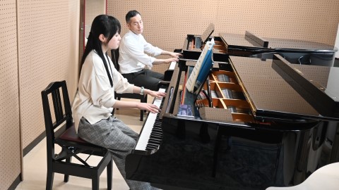 大阪音楽大学短期大学部 深くも、広くも学べる組み合わせ自由な12コースと週2回のレッスン
