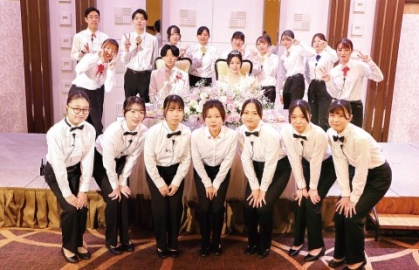 秋田コア ビジネスカレッジ 「模擬披露宴」を学生がプロデュース！