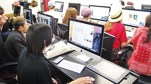 武蔵野ファッションカレッジ 在校生の日々の学びはインスタグラムで！
