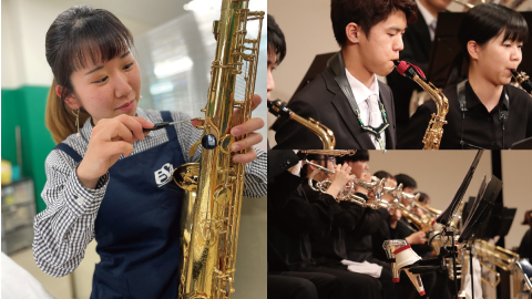 ESA音楽学院専門学校 管楽器リペアと吹奏楽の両方が学べる充実した環境！ [管楽器リペアコース]