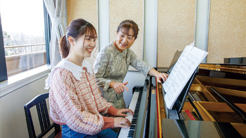 大阪千代田短期大学 入学前から始まるピアノ上達のための無料レッスン