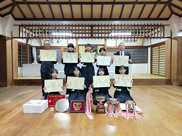 札幌学院大学 令和４年度全日本学生弓道女子王座決定戦にて全国優勝