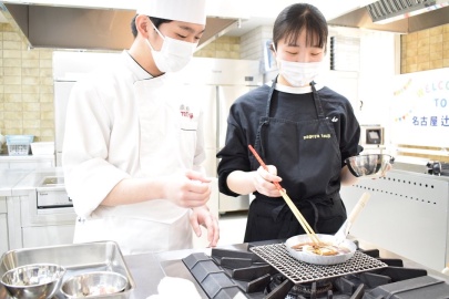 名古屋辻学園調理専門学校 新校舎での開催！調理体験と試食が出来て、個別相談が出来る！