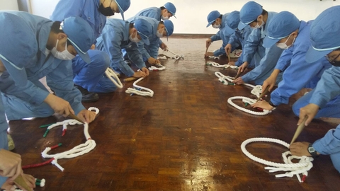 国立唐津海上技術短期大学校 ロープワーク（ロープの結び方）