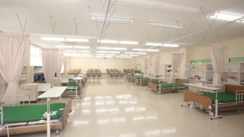 穂の香看護専門学校 特徴的な基礎看護実習室