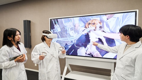 麻布大学 VRを活用した獣医学教育を実践