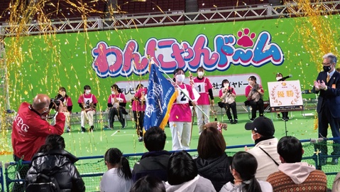 愛知ペット専門学校 わんにゃんドームでコンテストが開催されました。