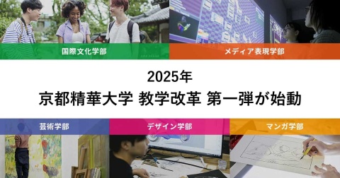 京都精華大学 2025年、京都精華大学教学改革 第一弾が始動！