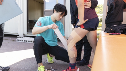 福岡医健・スポーツ専門学校 「産学連携教育」メディカルサポート活動