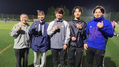 東日本医療専門学校 プロスポーツチームとの連携実習
