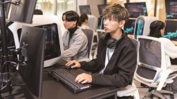 充実した最新の開発・実習環境（大分情報ITクリエイター専門学校）