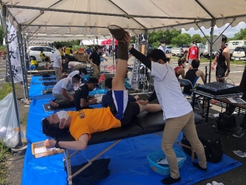 上武大学 トレーナー部のサポート活動