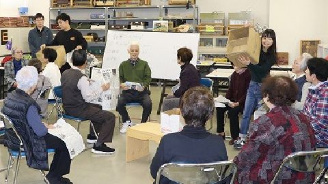 YMCA米子医療福祉専門学校 境港市の認知症予防グループとの共同
