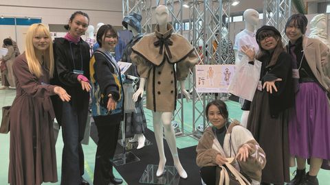 中部ファッション専門学校 繊維産地と学生のコラボレーション