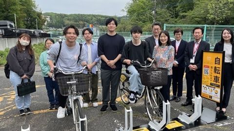 創価大学 学生の力で未来を変える!創価大学経済学部がシェアサイクル導入プロジェクトを実現!