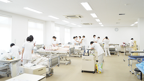 瀬戸内ナーシング学院 新しい施設・設備で実践的に学べます